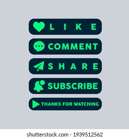 15,950 Subscribe like share Images, Stock Photos & Vectors | Shutterstock