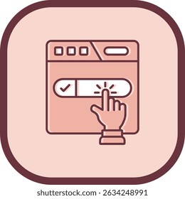 Suscribirse Line Vector Icon Design