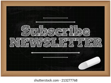 Subscribe Newsletter Board