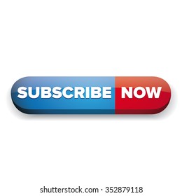 Subscribe Now Button Red And Blue Vector