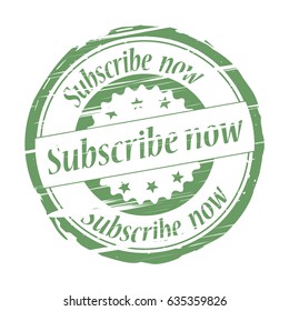 Subscribe now grunge stamp - vector
