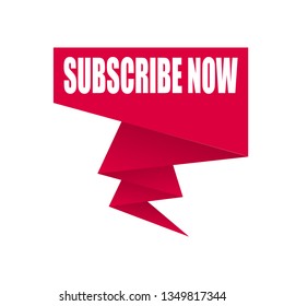 subscribe now red banner