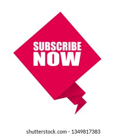 subscribe now red banner