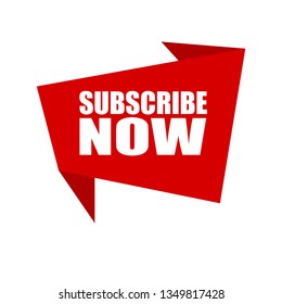 subscribe now red banner