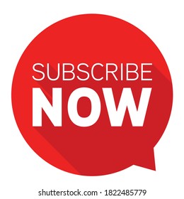 Subscribe Now red button sign