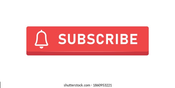 Subscribe Button Bell Icon Stock Vector (Royalty Free) 1898071735 ...