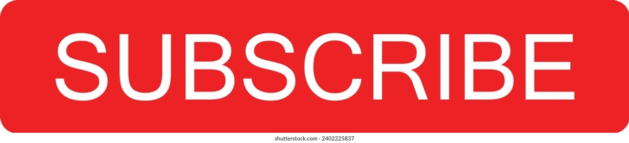 botón Suscribir rojo | suscribirse al canal | Medios sociales | icono de botón