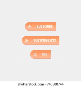 Subscribe RSS Buttons