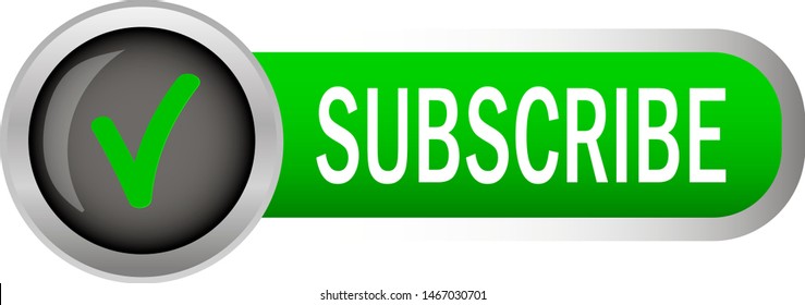 Subscribe sign on white background
