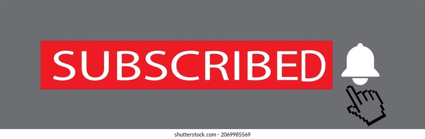 Subscribe Social Media Overlay. vector