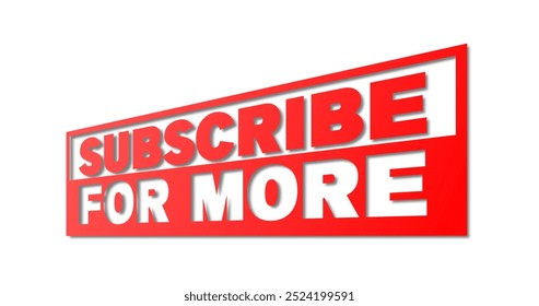 subscribe stamp illustration for content information