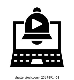 Subscribe Vector Glyph Icon For Personal And Commercial Use.
