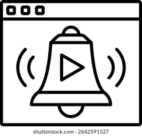 Subscribe vector icon. Can be used for printing, mobile and web applications.