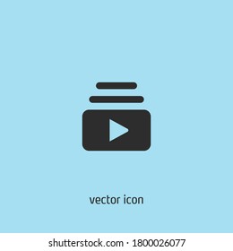 Subscríbase a la ilustración del icono vector. Ui/Ux. Calidad premium.