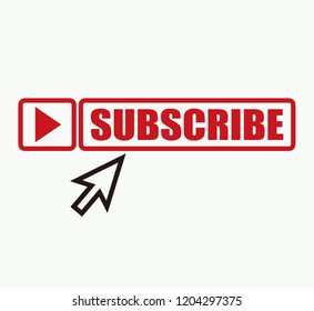 subscribe vector illustration