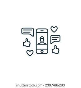 Subscribers activity icon. Monochrome simple sign from blogging collection. Subscribers activity icon for logo, templates, web design and infographics.