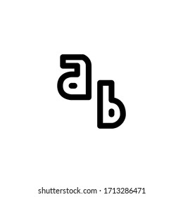 Subscript User Interface Outline Icon Logo Vector Illustration
