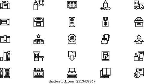 Subscription business model icons High-Quality Vector Icons Collection with Editable Stroke. Ideal for Professional and Creative Projects.