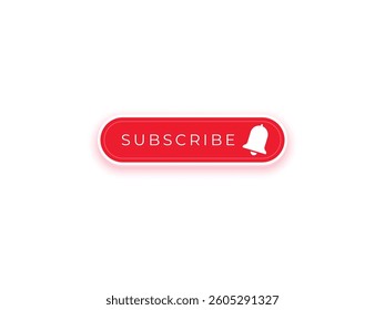 Subscription button icon follow or like channel