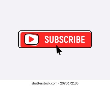 Subscription Element Logo. Subscribe Now Button, Channel Register Today Member Icon