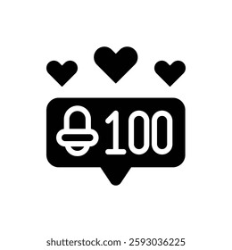 Subscription Glyph Icon. Subscription Icon