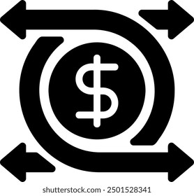 subscription glyph icon illustration vector