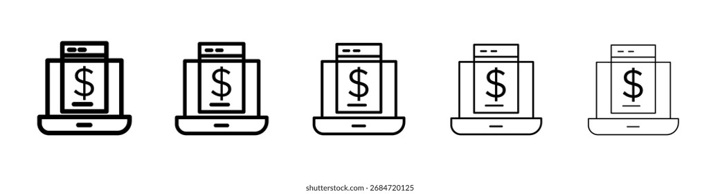 Mitgliedschaftsmodell Symbol flache Illustration Set Logo