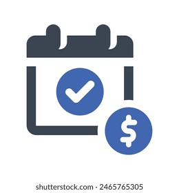 Subscription Model Icon, Vector Graphics