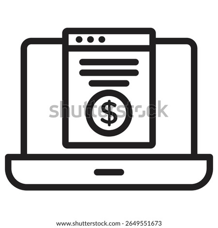 Subscription Model icon vector illustration isolated sign