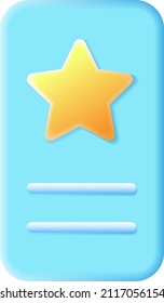 Mitgliedschaftspaket mit Sternsymbol. Preisliste, Hosting-Pakete und Web-Boxen auf weißem Hintergrund einzeln. Tariff Plan 3d Rendering Illustration.Basic, Standard, Pro.