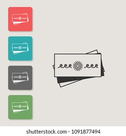 Subscription - vector icon. Symbol for web, infographics, print design and mobile UX/UI kit. Vector illustration, EPS10.