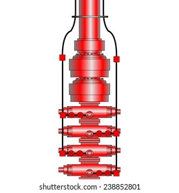 Subsea Blow Out Preventer (BOP) For Deepwater Offshore Drilling Rig