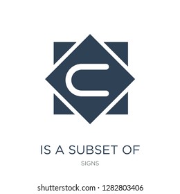 is a subset of icon vector on white background, is a subset of trendy filled icons from Signs collection, is a subset of vector illustration