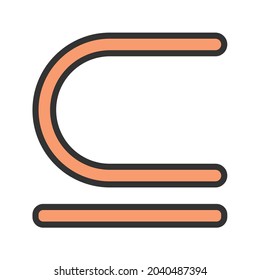 Subsets icon vector image. Can also be used for Physical Fitness. Suitable for mobile apps, web apps and print media.