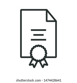 subsidy - minimal line web icon. simple vector illustration. concept for infographic, website or app.
