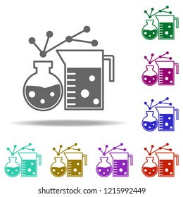 substance, corrosive icon. Elements of Genetics and bioenginnering in multi color style icons. Simple icon for websites, web design, mobile app, info graphics