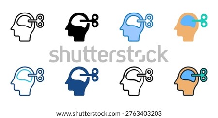 Substance dependence icons set multiple style collection. Editable stroke 

