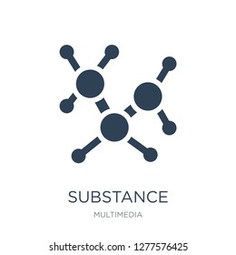 substance icon vector on white background, substance trendy filled icons from Multimedia collection, substance vector illustration