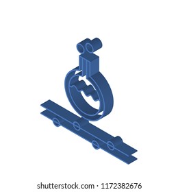 Substance isometric left top view 3D icon