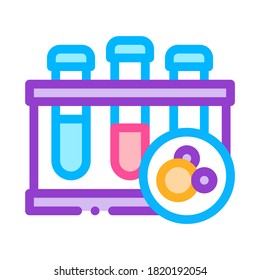 substance tubes icon vector. substance tubes sign. color symbol illustration