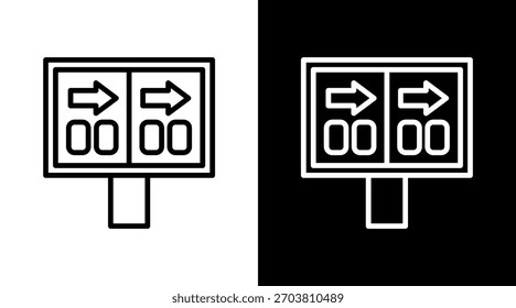 Sustitución de Tablero Blanco Icon Set Diseño