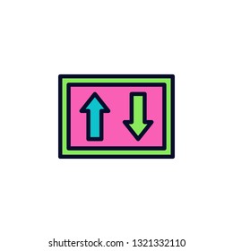 Substitution Icon Vector Illustration in Filled Style for Any Purpose