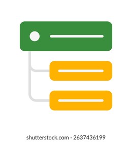 Subtasks Vector for Detailed Work Plan. Task breakdown illustration, project management icon, productivity tool.