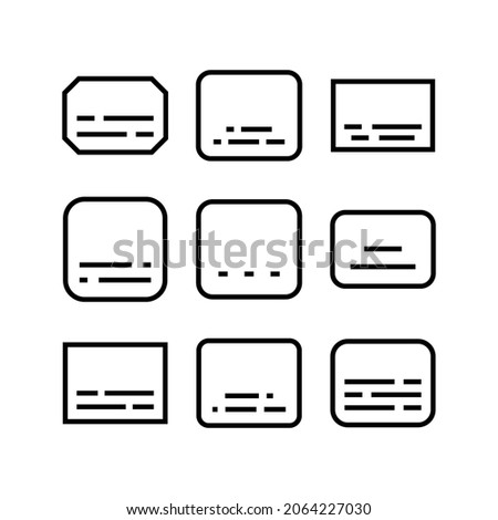 subtitle icon or logo isolated sign symbol vector illustration - Collection of high quality black style vector icons