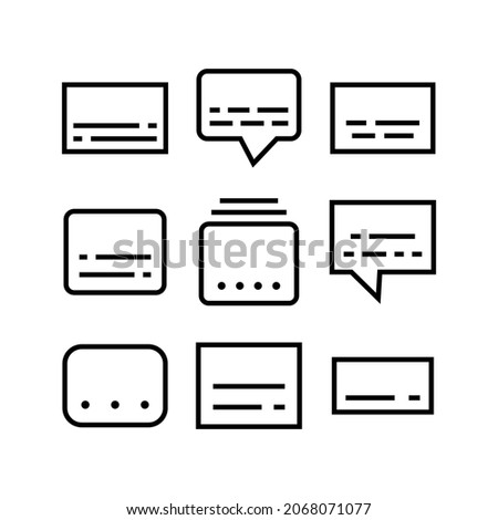 subtitle icon or logo isolated sign symbol vector illustration - Collection of high quality black style vector icons