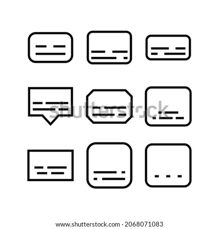subtitle icon or logo isolated sign symbol vector illustration - Collection of high quality black style vector icons