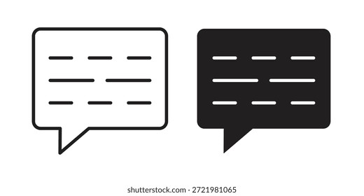 Icono de subtítulos icono plano simple. Versión Liner - Vector de stock.