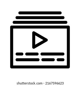 subtitles icon or logo isolated sign symbol vector illustration - high quality black style vector icons
