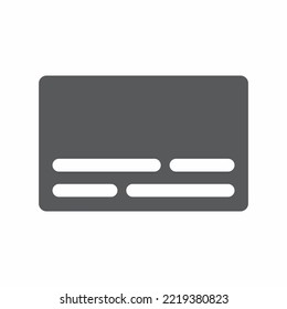 Subtitles icon show text sign vector