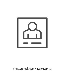 Subtitles line icon